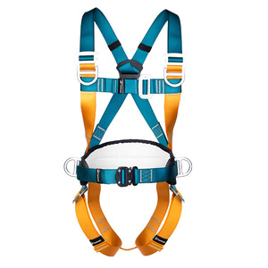 Harnais de sécurité complet à 5 points, boucle à connexion rapide, anneau en D en acier inoxydable, protection contre les chutes pour travaux en altitude - Product Image 2