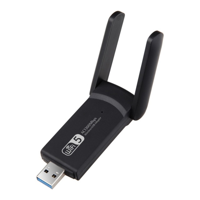Wholesale RTL8812 Wireless Dual Band 11AC WiFi Ethernet Adapter 1300Mbps External USB3.0 Laptop Network Card in Stock
