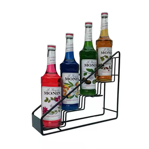 Estante Metálico Multifuncional para Exhibición de Jugos y Condimentos en Cafeterías, Organizador de Bebidas - Product Image 4