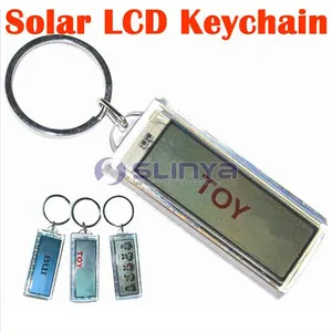 Mini Photo Picture Display AD Screen LCD Solar Keychain