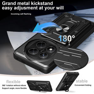 Funda para Teléfono Móvil con Ranura para Tarjetas para Xiaomi Redmi Note 14 Pro Plus 15 15C 14C <span class=keywords><strong>A5</strong></span> A3, Anillo, Soporte, Protección de Cámara, Antigolpes - Product Image 5