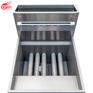 2 cestas <span class=keywords><strong>Restaurante</strong></span> de comida rápida comercial 5 quemadores Patatas fritas de gas Pescado Pollo Freidora de grasa profunda - Product Image 3