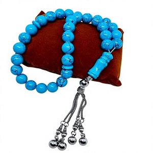 Perles de prière islamiques en résine écologiques faites à la main de qualité supérieure, Tasbeeh, Misbaha, chapelet musulman pour la prière et les cadeaux - Product Image 5