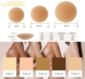 Cubierta de Pezón de Silicona al por Mayor, Pétalos Adhesivos Reutilizables para el Pecho, Almohadillas de Brasier Invisible para Mujeres, Proveedor OEM/ODM de Cubrepezones - Product Image 5