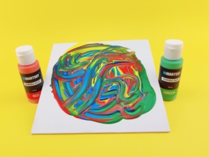 Póster de pintura líquida en 30 colores para niños, pintura lavable <span class=keywords><strong>con</strong></span> 3 pinceles - Product Image 3