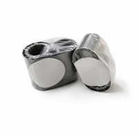 Cinta de Transferencia Térmica TTR de Resina de Cera Premium de 34 mm x 650 m para Impresión de Etiquetas de Códigos de Barras