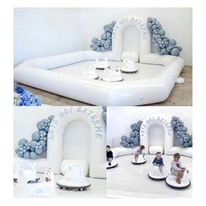 Pista de Carreras Inflable de PVC para Interiores <span class=keywords><strong>y</strong></span> Exteriores, <span class=keywords><strong>Arena</strong></span> de Autos de Choque con Color <span class=keywords><strong>y</strong></span> Tamaño Personalizados para Fiestas de Cumpleaños Infantiles <span class=keywords><strong>y</strong></span> Centros de Diversión - Product Image 3