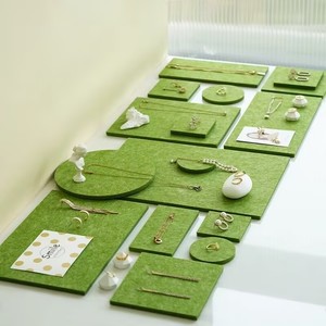 Almohadillas de Fieltro para <span class=keywords><strong>Pendientes</strong></span> y Anillos, Tablero de Almacenamiento para Mostradores de Tiendas y Artículos de Exhibición, Artículos Hechos a Mano - Product Image 3