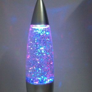 <b>Usb</b> Led Rocket Lamp La 501 Blue Color Changing Desk Lamp With <b>Switch</b> Control Modern Design Plastic Body - Product Image 4