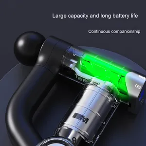Professional Grade Portable Electric Fascia <b>Gun</b> Rechargeable Brushless Motor for Fitness Muscle Relaxation Body Head Massage - Product Image 3