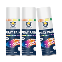 Peinture acrylique en aérosol GORVIA P401C 400ml, vente en gros, anti-corrosion, graffiti, chrome