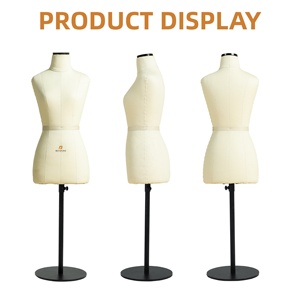 Mannequin de couture miniature Beifuform pour drapage, buste de couturière à l'échelle 1/2, petit mannequin de couture - Product Image 5