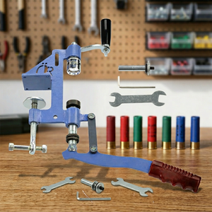 12 Gauge Steel Vertical Shot Shell Reloading Crimp Tool with High Magnification 6x-Classic Design - Product Image 6