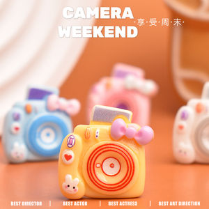 Cabujón plano de resina con diseño de conejo de dibujos animados para accesorios hechos a mano, horquillas y decoración de fundas de teléfono - Product Image 4