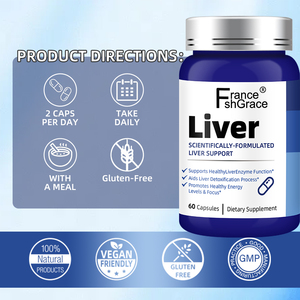 ผู้ผลิตอาหารเสริมบำรุงตับที่มีส่วนผสมของมิลค์ธิสเทิลและอัลฟาไลโปอิก แอซิด เพื่อสุขภาพตับที่ดีขึ้น บรรจุ 60 แคปซูล - Product Image 3