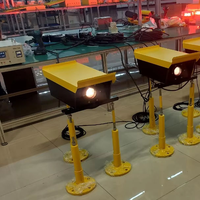 Lampes solaires LED PAPI pour aéroports avec contrôleur intégré et système de batterie pour opérations temporaires