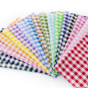 Penjualan Terbaik kain gelembung bernapas 80% poliester 20% benang katun dicelup kain untuk gaun - Product Image 1