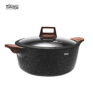 Dsp Dansong Maifan Stone Non Stick <b>Pan</b> Set 4 Piece Cookware With Wooden <b>Handles</b> For Frying And Soup - Product Image 5