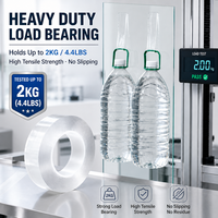 Personnalisé ou Standard Promotionnel Prix Raisonnable Lavable Collant PU Adhésif Nano Ruban Double Face