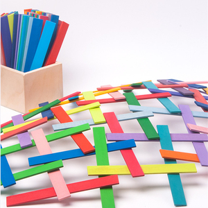 Baby Educational Toys 120pcs Da Vinci Bridge <strong>Large</strong> Stacker Rainbow <strong>Building</strong> Wooden <strong>Blocks</strong> Physical Brain Training Monterssori - Product Image 3