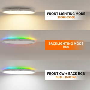 <span class=keywords><strong>Plafonnier</strong></span> <span class=keywords><strong>LED</strong></span> sans fil rechargeable 10000 mAh moderne pour placard, couloir, chambre avec détecteur de mouvement sans fil intégré - Product Image 4