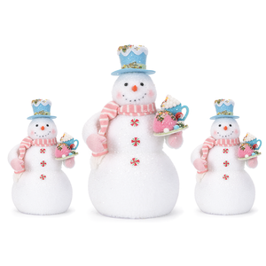 2026 mới máy tính để bàn pastel dễ thương bánh người tuyết sang trọng thương mại trang trí Giáng sinh - Product Image 1