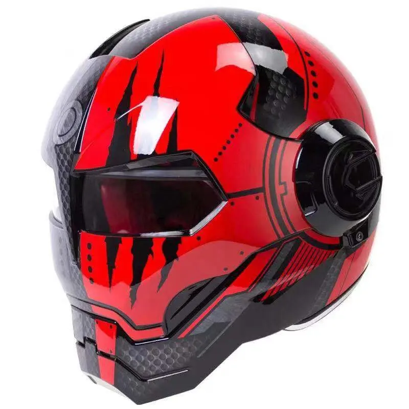 Realizon — casque de moto pour hommes, nouveau, haut ABS, casque de visage complet, à la mode, universel,
