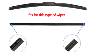 Venta al por mayor Escobillas limpiaparabrisas Recarga de silicona Tiras de goma Recarga de cuchillas Limpiaparabrisas plano suave híbrido - Product Image 5