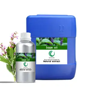 제조 공급 업체 대량 식물 추출물 Clary Sage 에센셜 오일 홈 아로마 테라피 스킨 케어