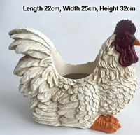 Vente directe d'usine 3D décoration de jardin résine artisanat modèles peints jardinière avec ornements Figurine Pots de plantes