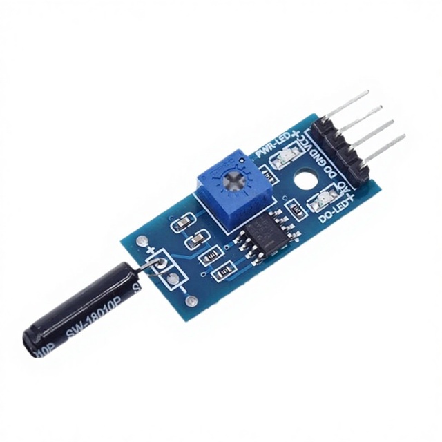 Normally Open High-Sensitivity Vibration Sensor Alarm Module SW1801P