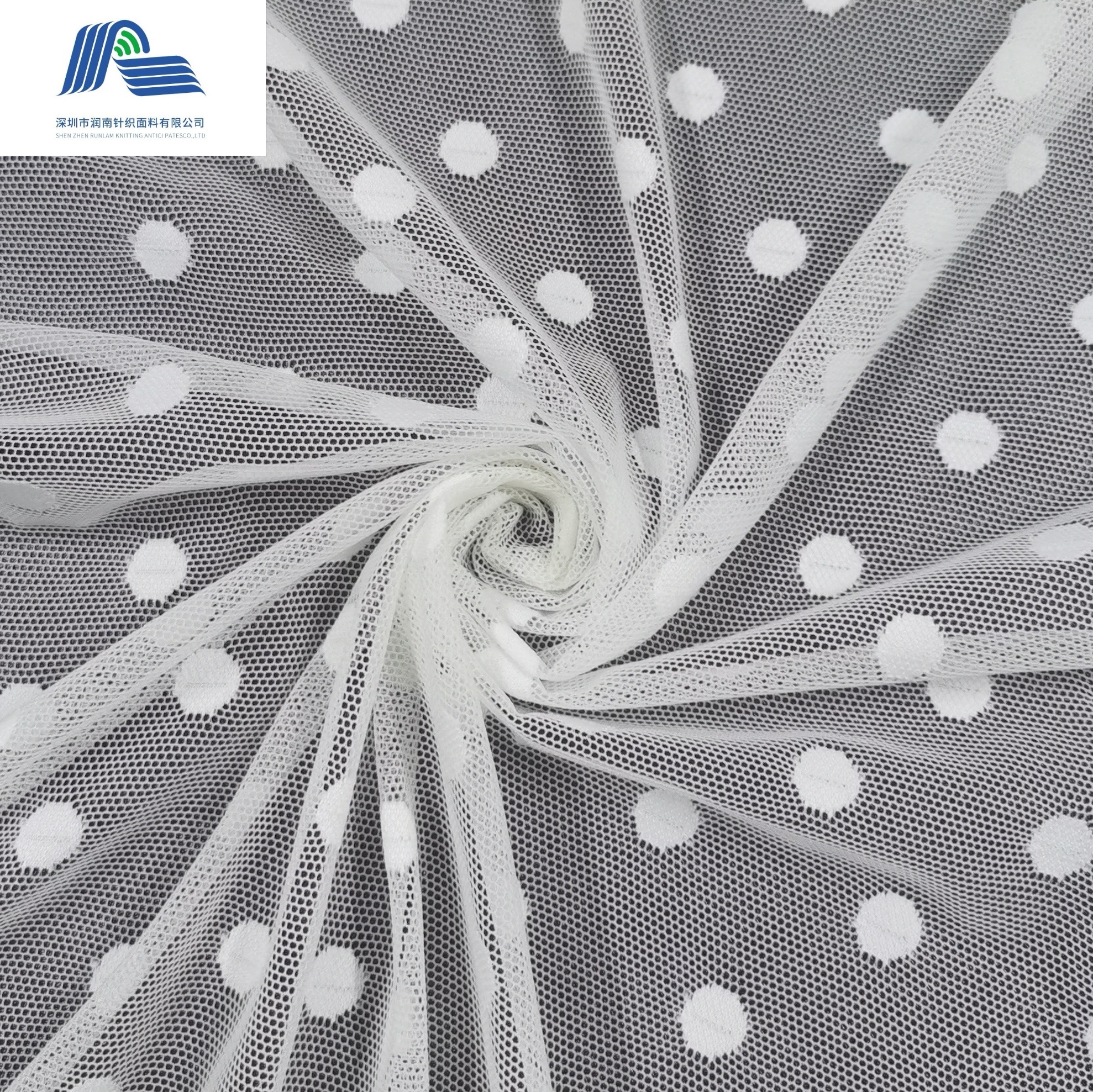 2022 нижнего белья-популярный дизайн 88 нейлон 12 спандекс на жаккарде 4 way stretch Тюль сетчатая ткань для нижнего белья