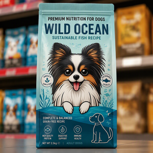 Bolsa de Embalaje para Alimento de Perro, de Plástico Compuesto y Lámina de Aluminio, con Diseño Artístico Personalizado, Impresa, para Marca Natural de Cachorros, Venta al Por Mayor OEM - Product Image 3