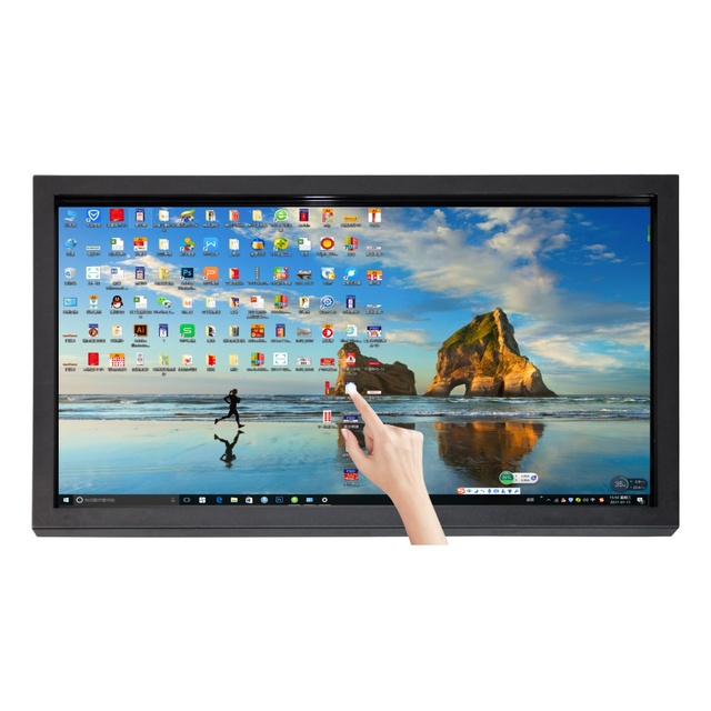 Open Frame LCD Monitor,43'' Ir  Capacitive Touch Screen Led Monitor Display 2k 4k hd Tft Lcd Panel Support Touch Screen Monitor