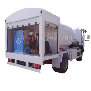 Einfach mit Verschleißt eilen auszustatten HOWO LPG-LKW After-Sales sorgenfreier Liter Flüssiggas-Bobtail-Tankwagen
