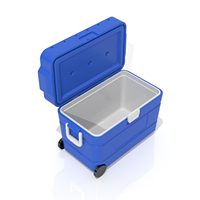 Table de hockey sur air en matériau HDPE de couleur personnalisable, avec glacière 60L, hockey sur glace