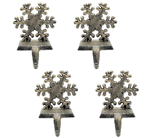 <span class=keywords><strong>Flocon</strong></span> de <span class=keywords><strong>neige</strong></span> support de bas de noël crochets de noël patins crochets de cheminée cintre pour cheminée décorations de noël debout libres - Product Image 1
