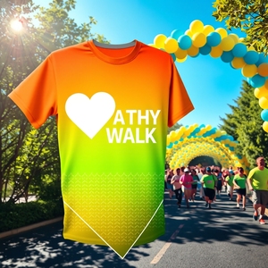 เสื้อยืด MARKAKRALI สำหรับงานซับลิเมชั่น แสดงออกถึงจิตวิญญาณนักกีฬาของคุณด้วยกราฟิกธีมกีฬาสีสันสดใสที่ปรับแต่งได้ - Product Image 5