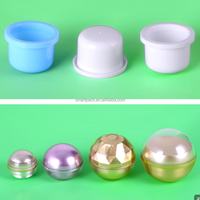 Pot en plastique rond en acrylique à paroi épaisse en forme de boule fantaisie pour crème pour les yeux, crème pour le visage, sérum de soin – Offre Spéciale