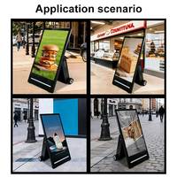 HBYLCD Pantalla Digital para Menú de Restaurante de 43 Pulgadas para Exteriores con Software CMS