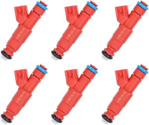 Inyector de combustible de 12 agujeros 12 agujeros 24lb EV6EL para Ford <span class=keywords><strong>Focus</strong></span> Fusion Jeep Wrangler Mustang Dodge 0280156161 3S4G-AB - Product Image 4