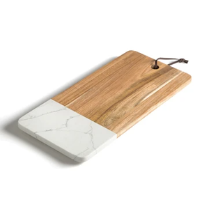 Tablas de cortar de mármol blanco en forma rectangular Diseño Venta caliente de madera de pino y tablas de cortar de madera de acacia - Product Image 6
