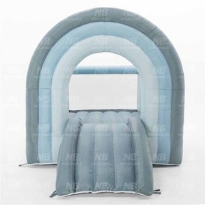 Château gonflable commercial en PVC blanc de petite taille pour bébés, avec souffleur, pour mariages - Product Image 5