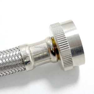 Tuyaux d'admission flexibles <span class=keywords><strong>de</strong></span> 3/4 "X 3/4" pour <span class=keywords><strong>machine</strong></span> à <span class=keywords><strong>laver</strong></span> NSF-61 UPC avec acier inoxydable tressé - Product Image 2