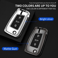 Étui de clé en alliage de zinc et silicone en gros, personnalisé, tendance, pour voiture, prix raisonnable, protection