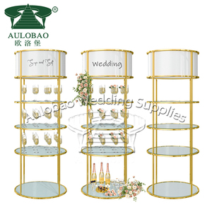 Présentoir Moderne Luxe Or Acier Inoxydable Présentoirs Modernes - Product Image 3