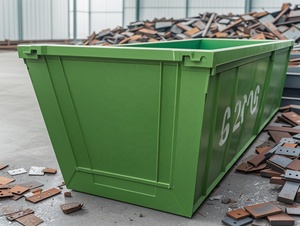 2-10cubic sân thép công nghiệp chất thải từ chối container di động phế liệu kim loại rác dumpster ngoài trời móc nâng container bỏ qua <span class=keywords><strong>bin</strong></span> - Product Image 3