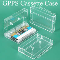 Boîte de rangement vide pour cassettes vidéo SUNSHING, étui de protection pour cassettes audio VHS, boîte de protection vide en plastique, étuis pour cassettes