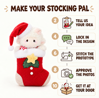 Peluche Mignonne en Forme de Petit Mouton pour Chaussette de Noël, Fabrication Directe Usine OEM ODM, Animal en Peluche Rembourré en Coton PP et Polyester, Vente en Gros, MOQ, Peluche Amusante