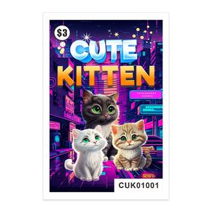 Cartes à onglet Lucky Pull Jeu <span class=keywords><strong>1</strong></span> Chances Billets de jeu en couleur Peel Off impression de billets à onglet - Product Image 3